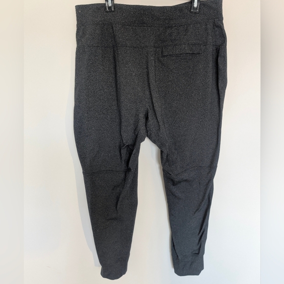 Lululemon Intent Jogger Pant Men XXL  Heather Black Drawstring Athleisure M5840S - Picture 3 of 9